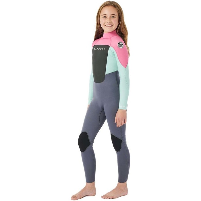 2023 Rip Curl Junior Omega 3/2mm Back Zip Wetsuit 114BFS - Pink